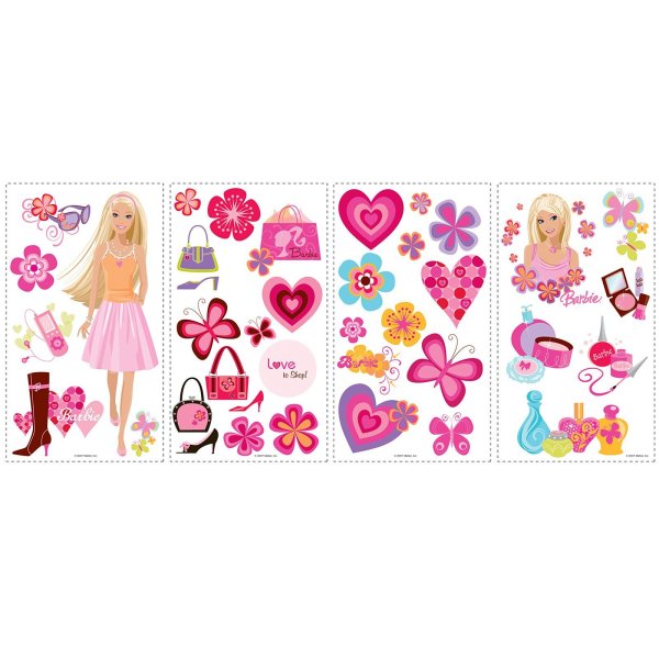 Наклейки куклы Барби