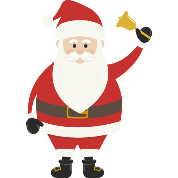 Дед Мороз силуэт