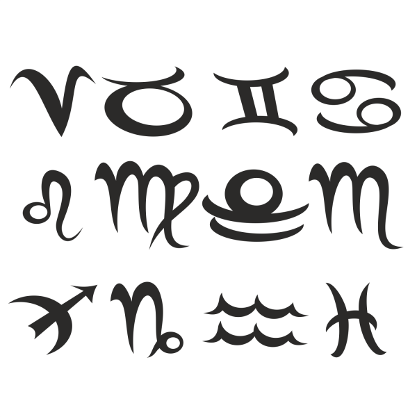 Знаки зодиака символы