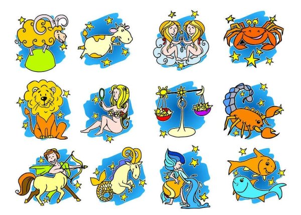 Знаки зодиака иллюстрации