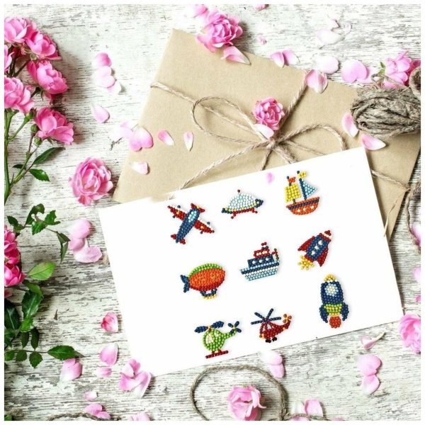 Алмазная мозаика этикетка