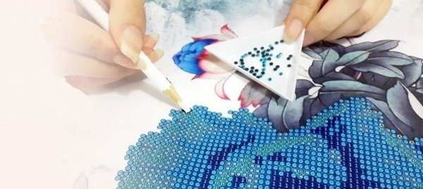 Разноцветный кот вышивка