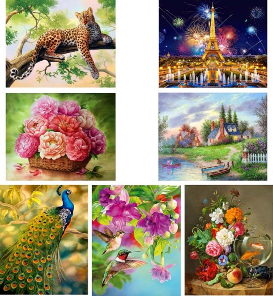 Материалы для изготовления алмазной мозаики