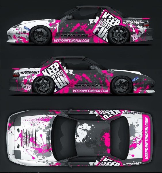 Nissan 180sx винилы