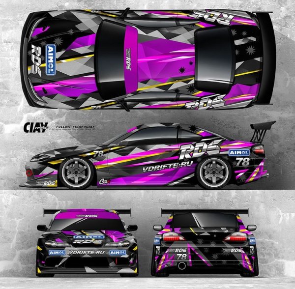 Nissan Silvia s15 винил