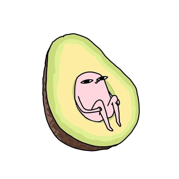 Авокадо для срисовки