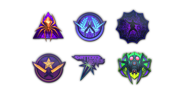 Наклейки Расколотая сеть КС го