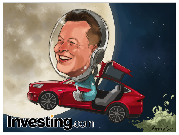 Илон Маск на белом фоне