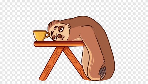 Стикер лень