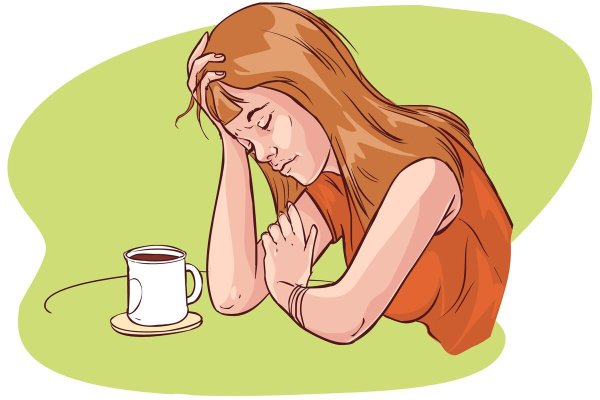 Усталость иллюстрация