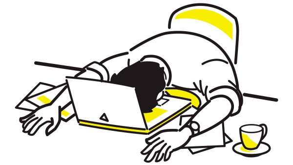 Значок устал