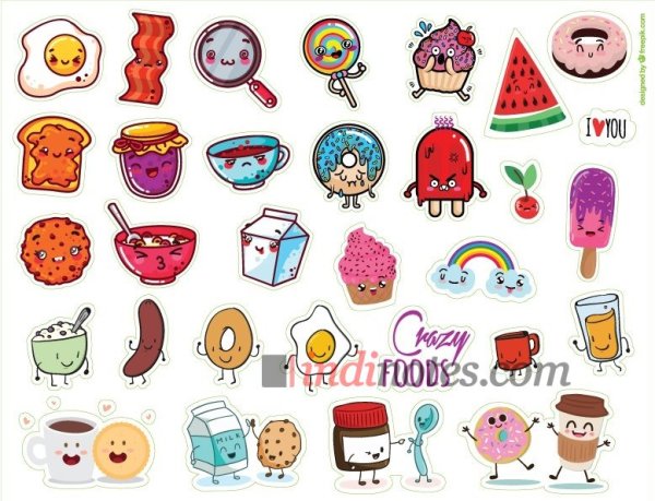 Стикеры наклейки для личного дневника