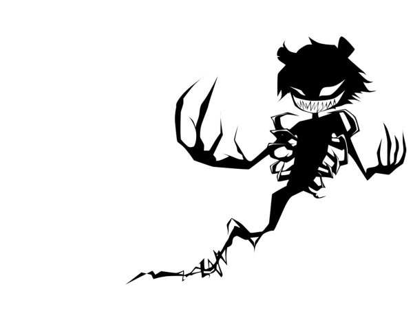 Страшный силуэт