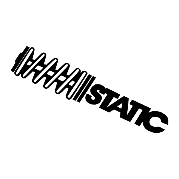 Наклейка на авто "static"