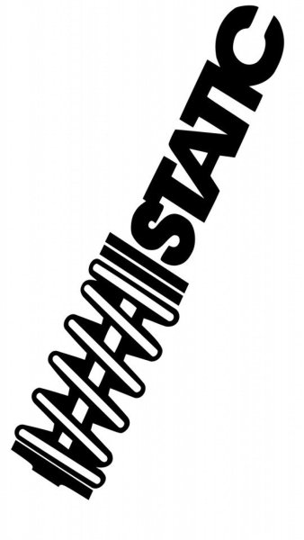 Наклейка на авто "static"