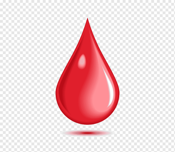 Пятна крови на прозрачном фоне