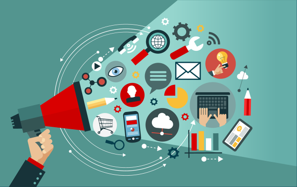 Социальные сети Векторная иллюстрация