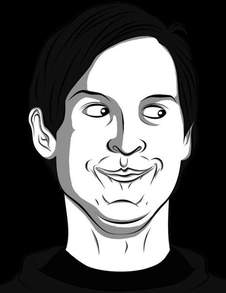 Тоби Магуайр улыбка