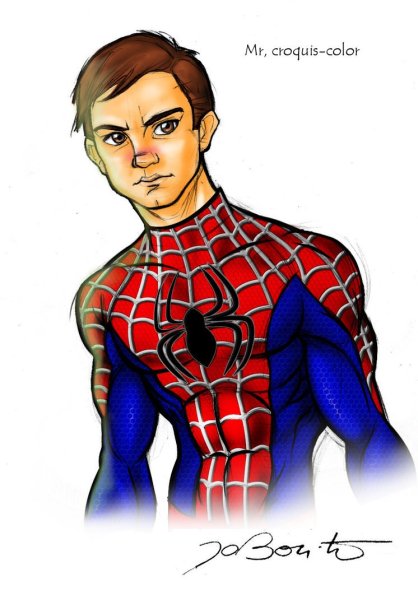 Тоби Магуайр арт