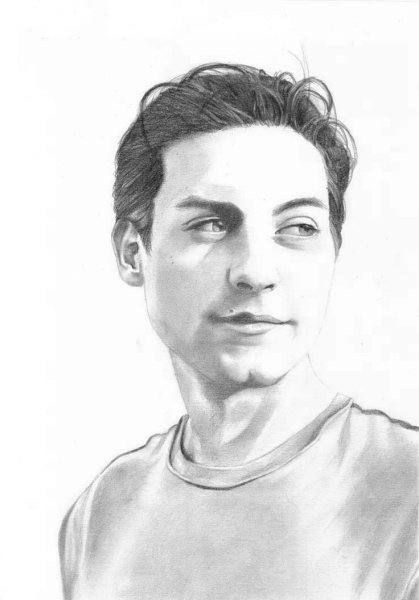 Портрет Тоби Магуайр