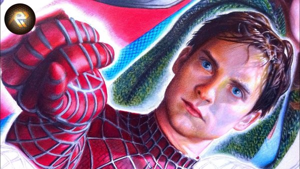 Портрет Тоби Магуайр