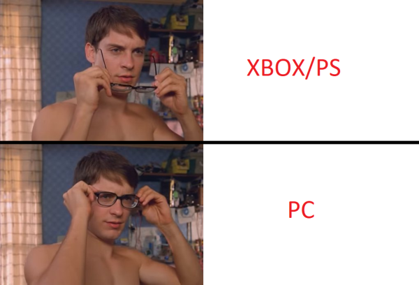 Питер Паркер надевает очки