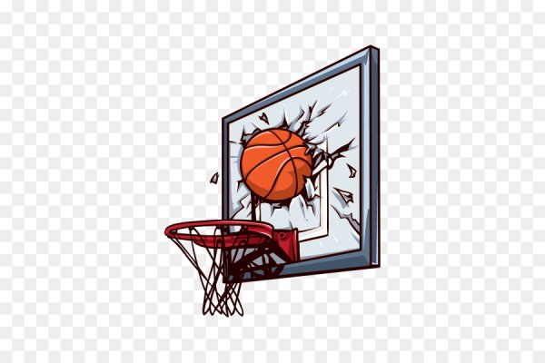 Баскетбольное кольцо мультяшное