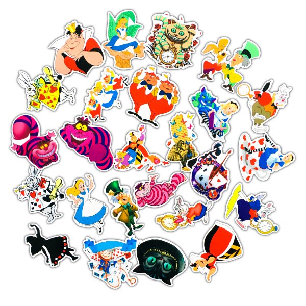 Атрибуты из Алисы в стране чудес