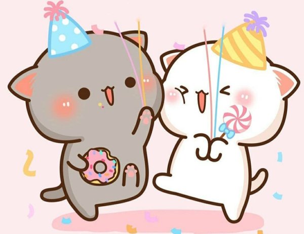 Котики Peach and goma