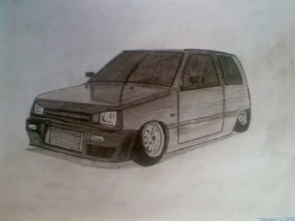 Раскраска Ока машина