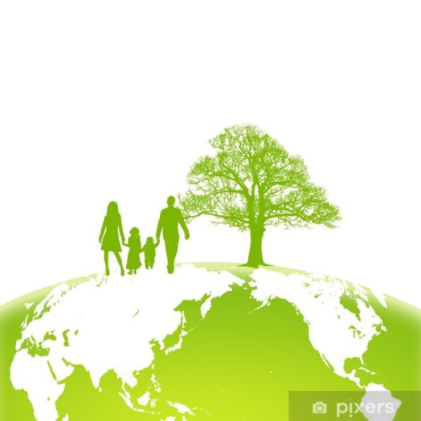 Природа (с наклейками)