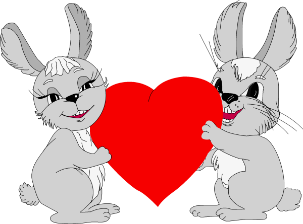 Два зайца с сердцем