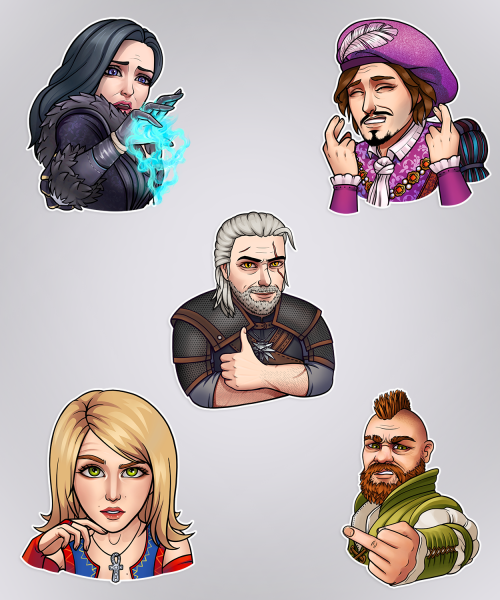 Стикеры Геральт из Ривии