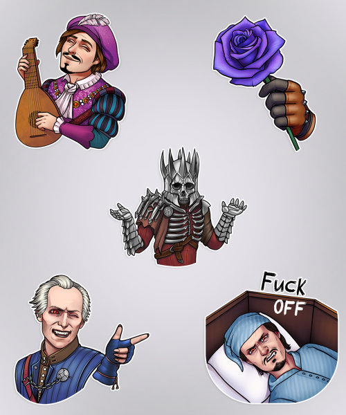 Геральд Ведьмак Стикеры