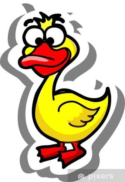 Стикеры с утками мультяшные