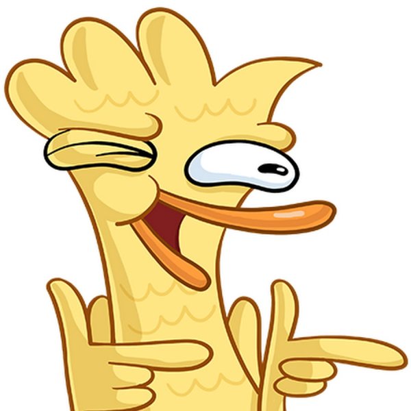 Стикеры ВК утка