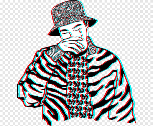 Силуэт мужчины в кепке