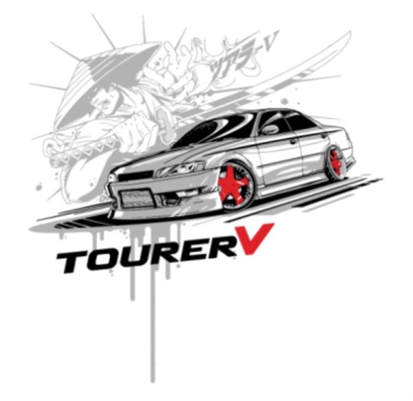 Toyota Chaser Tourer v наклейка