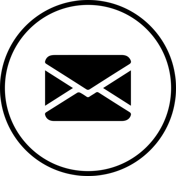 Иконка почта силуэт