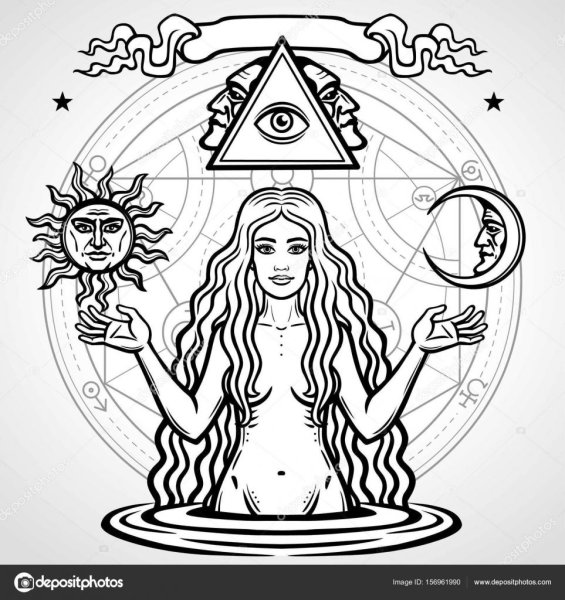 Эскизы тату девушка дьявол