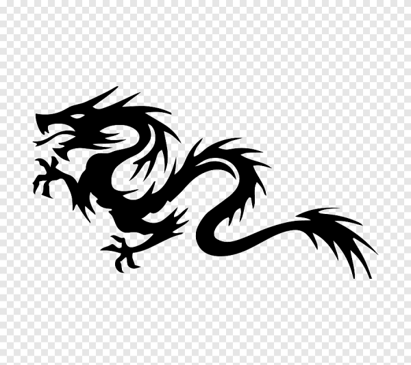 Тату дракон