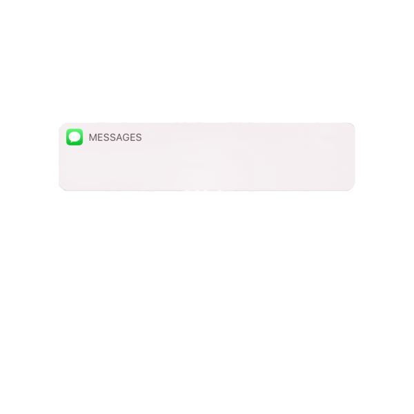 Пустое уведомление айфон