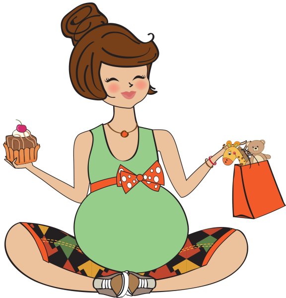 Беременная мультяшка