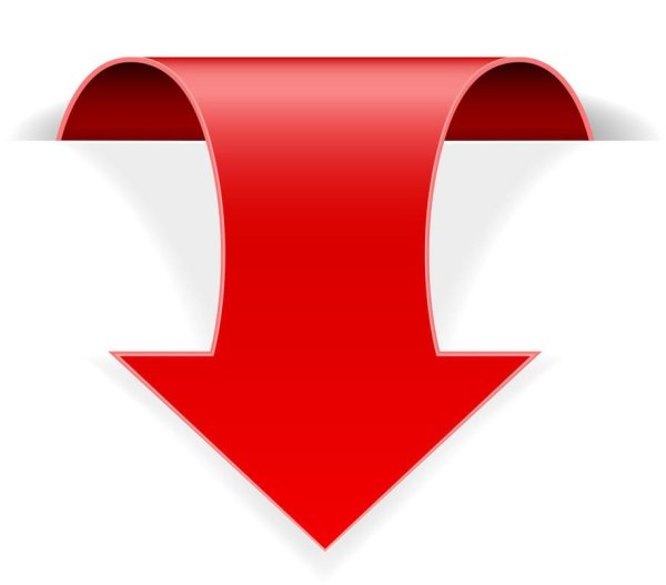 Красные стрелки вниз