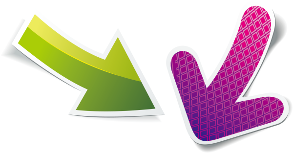 Стикер стрелка