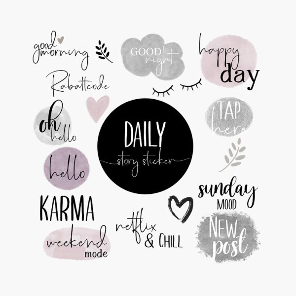 Стикеры для инстаграмма
