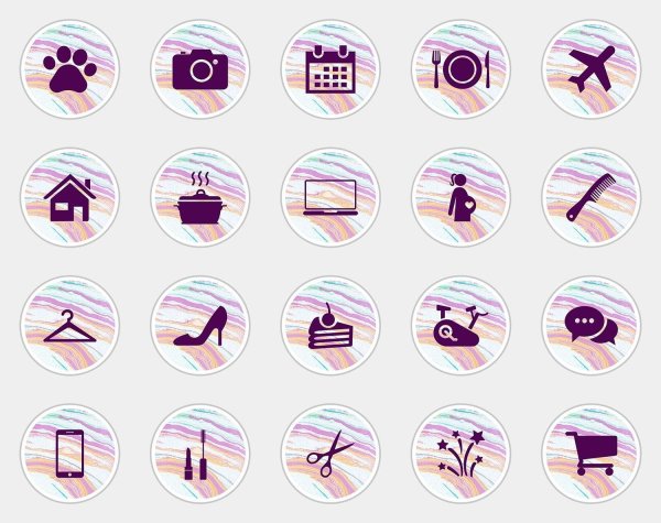 Иконки для сторис