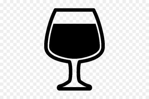 Стикер с бокалом