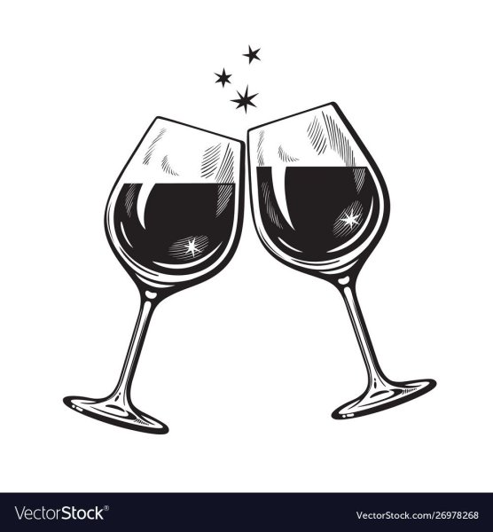 Бокал вектор