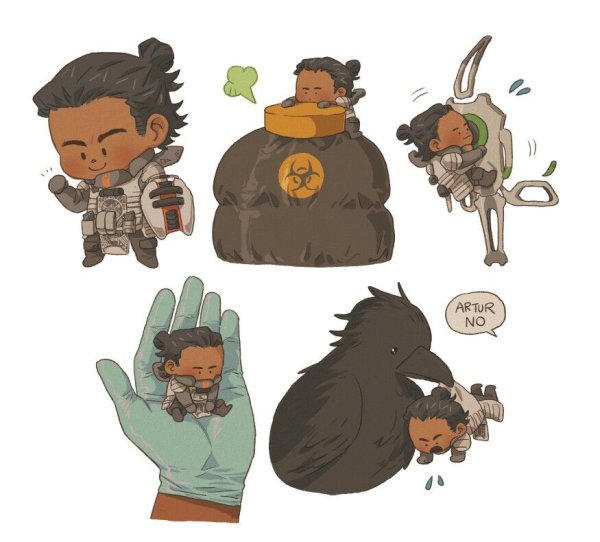 Стикеры Apex Legends Wraith